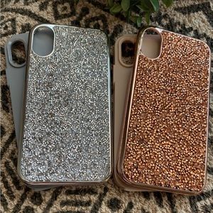 Bundle iPhone Xmax, & Xr Brilliance case gold & silver